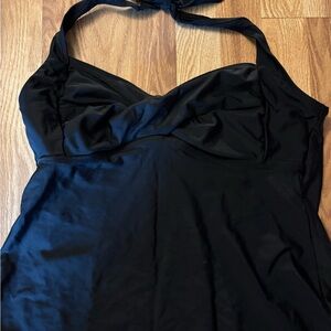 Black Halter Swimsuit